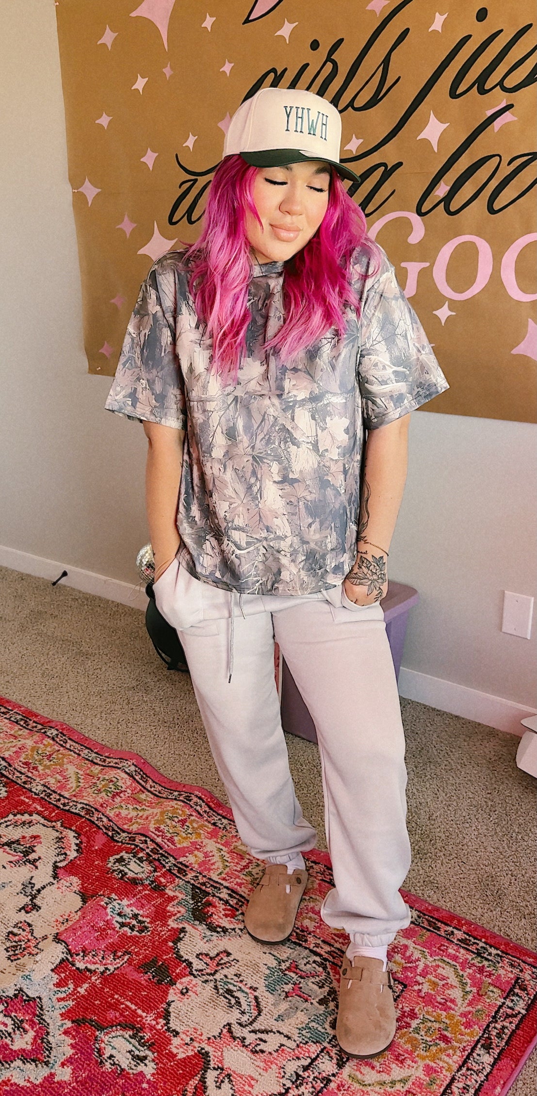 CAMO OVERSIZED TEE