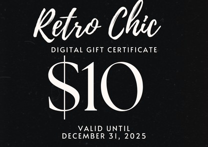 Retro Chic Digital Gift Card