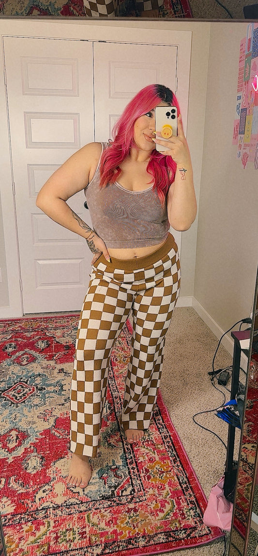 just a dream checker pants