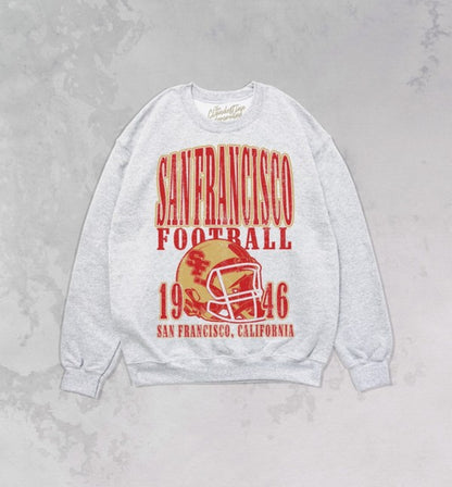 vintage football sweater